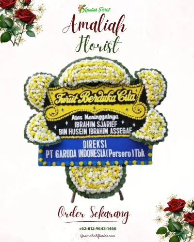 Papan Bunga Duka di Purwasedar