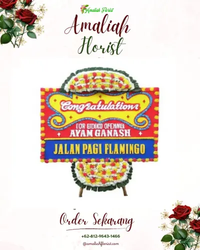 Bunga Papan Congratulation di Purwasedar